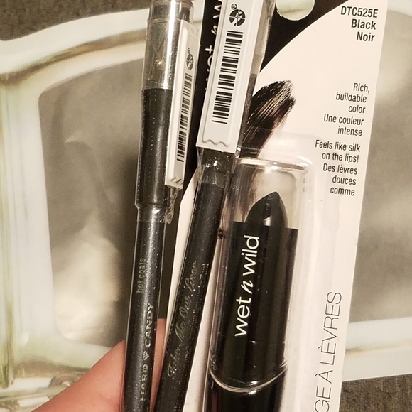NWT Hard♡Candy Take Me Out Glitter Eye Liner 713 HOT COALS Built-In Sharpener! - Picture 4 of 15